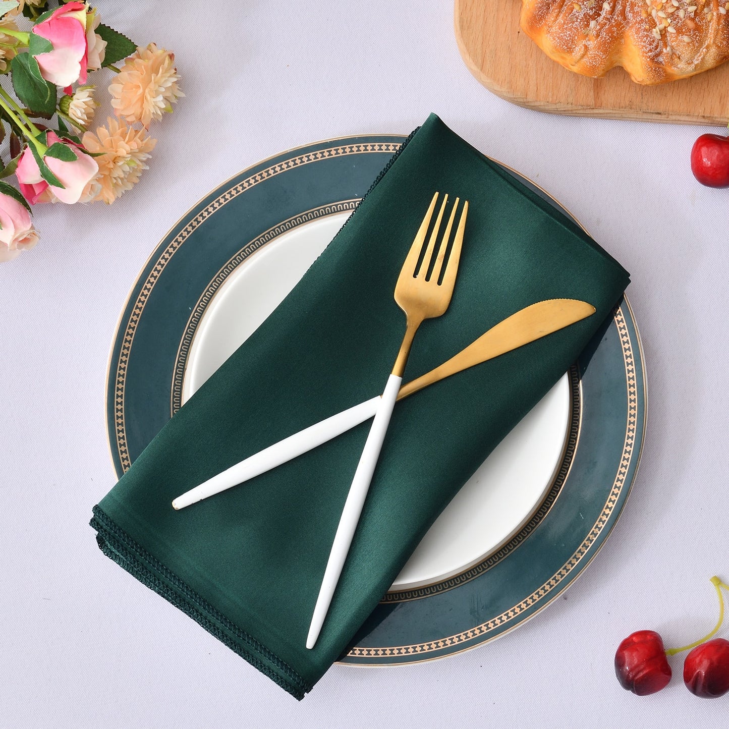 Lustrous Satin Cloth Napkins