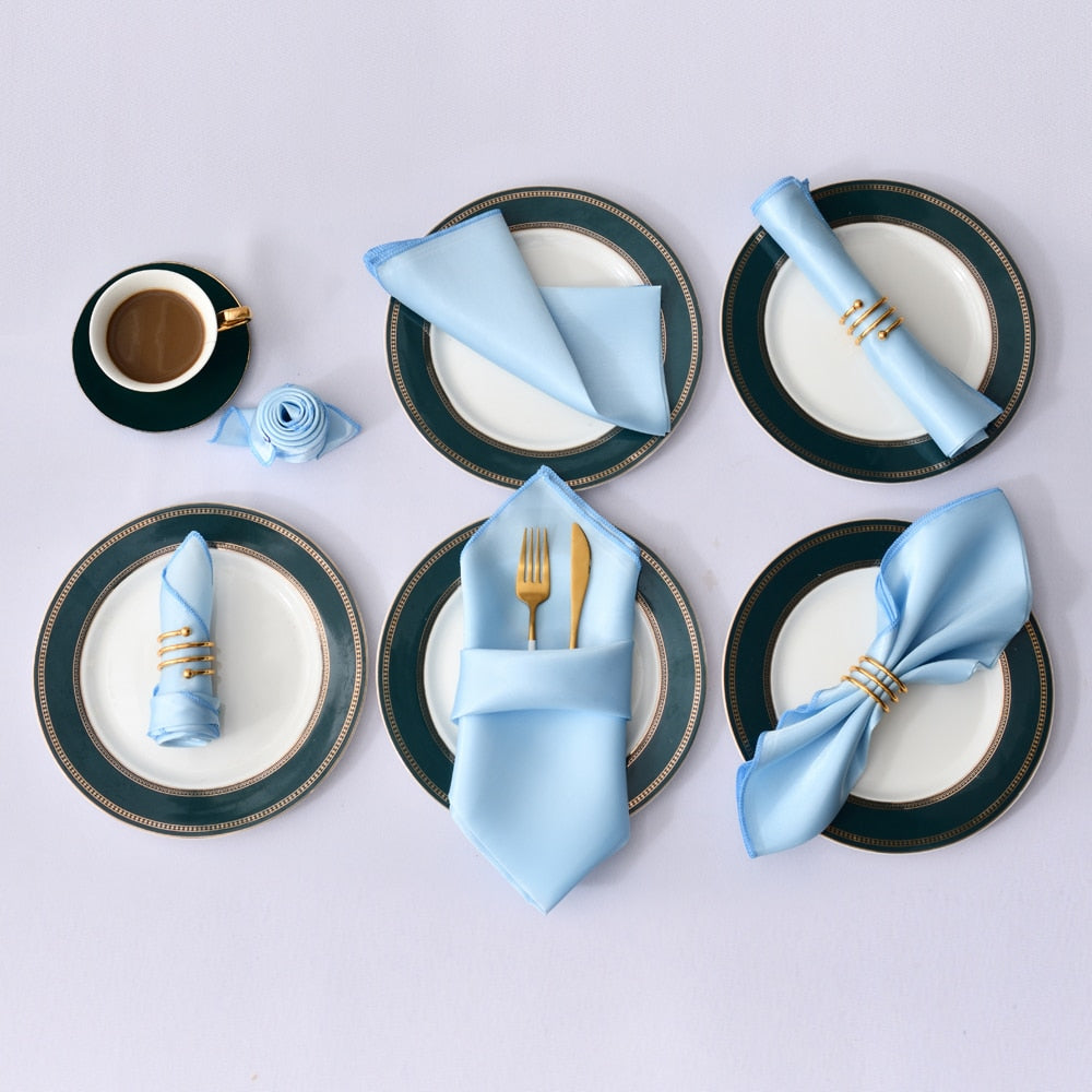 Lustrous Satin Cloth Napkins