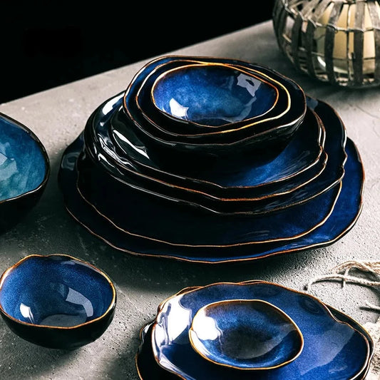 Immerse yourself in culinary elegance with our Blue Horizon Dining Plate – the epitome of the best dinnerware in Australia. Elevate your dining experience with this exquisite dinnerware set, featuring a captivating blue horizon design on plates and bowls. Meticulously crafted for both style and practicality, this set is the perfect addition to your table.