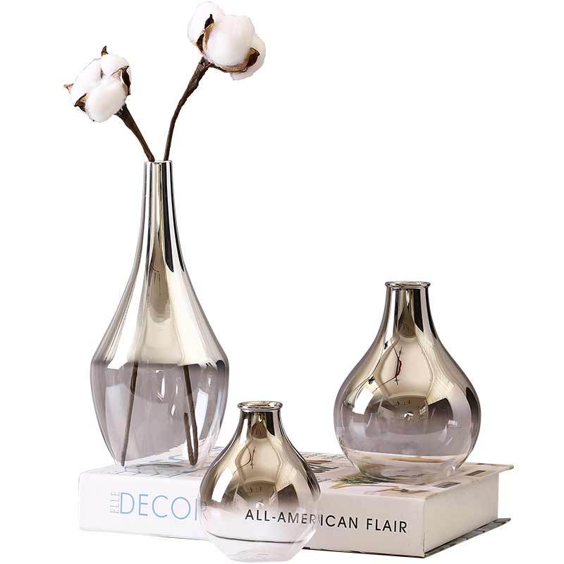 Silver-Chic Nordic Vase