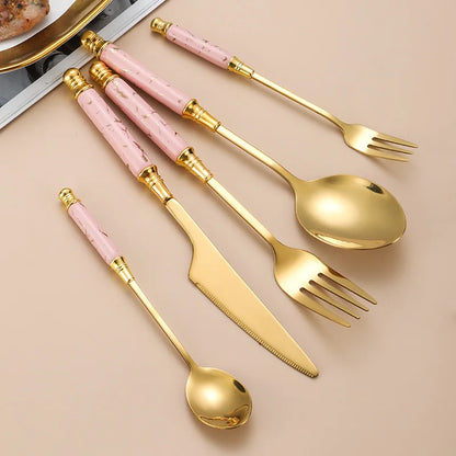 Golden Elegance Dinnerware Set