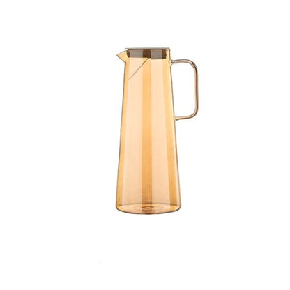 Amber Glass Jug with Cups: Elevate your beverage service with this stylish glassware set, featuring a sleek jug and complementary cups in high-quality amber glass for a perfect blend of elegance and functionality in Sydney.