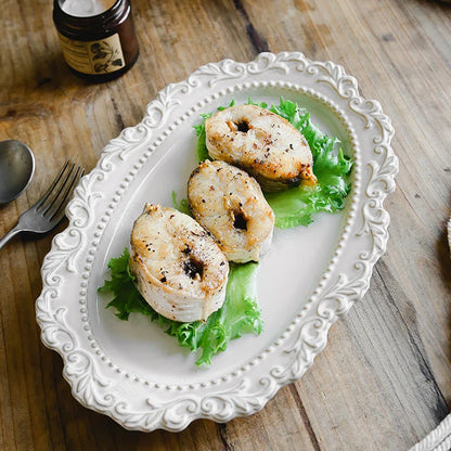 Vintage Baroque Dinner Plate Set