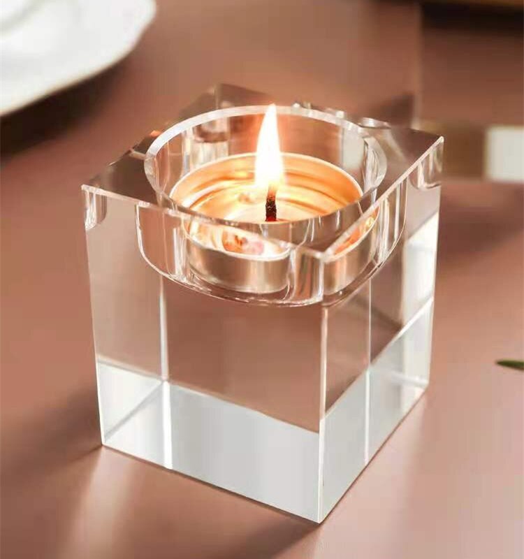 CrystalGlow Candleholder