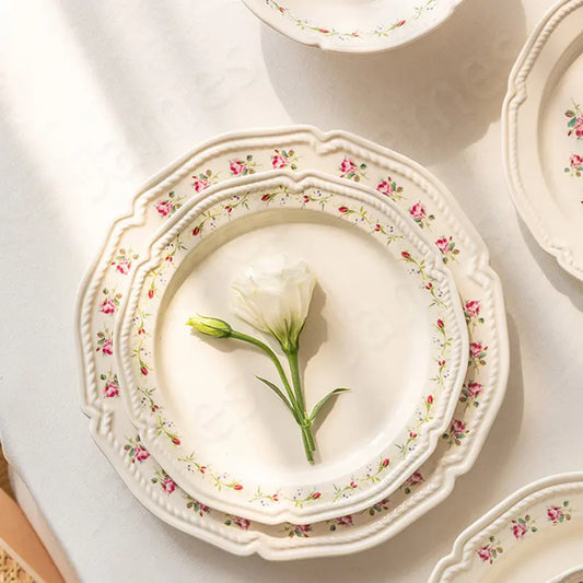 Vintage Rose Romance Dinnerware Set