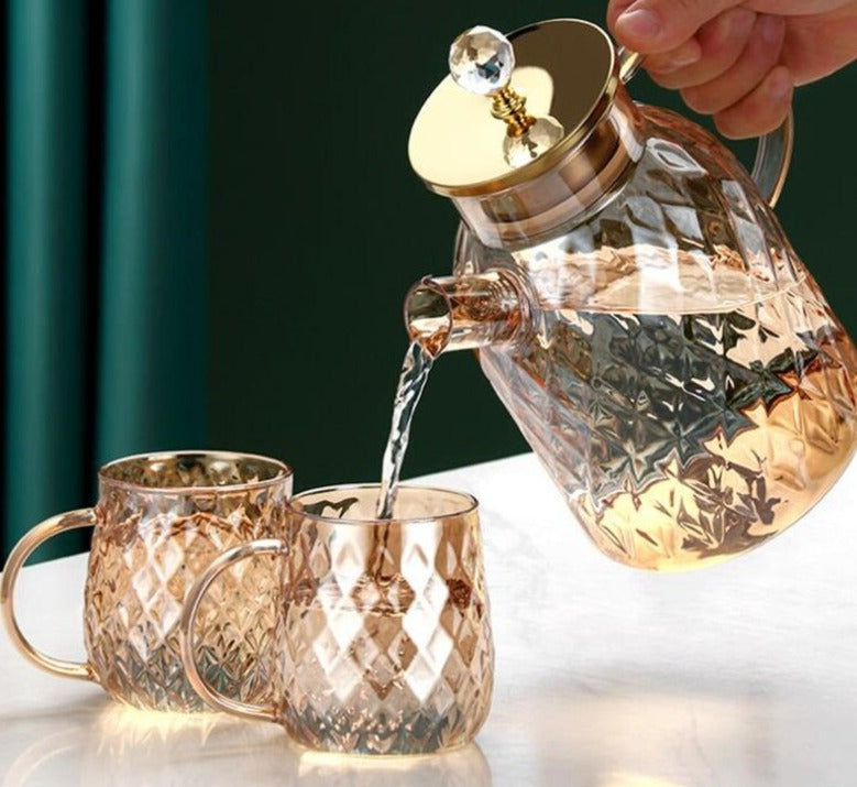 Diamond Glass Kettle