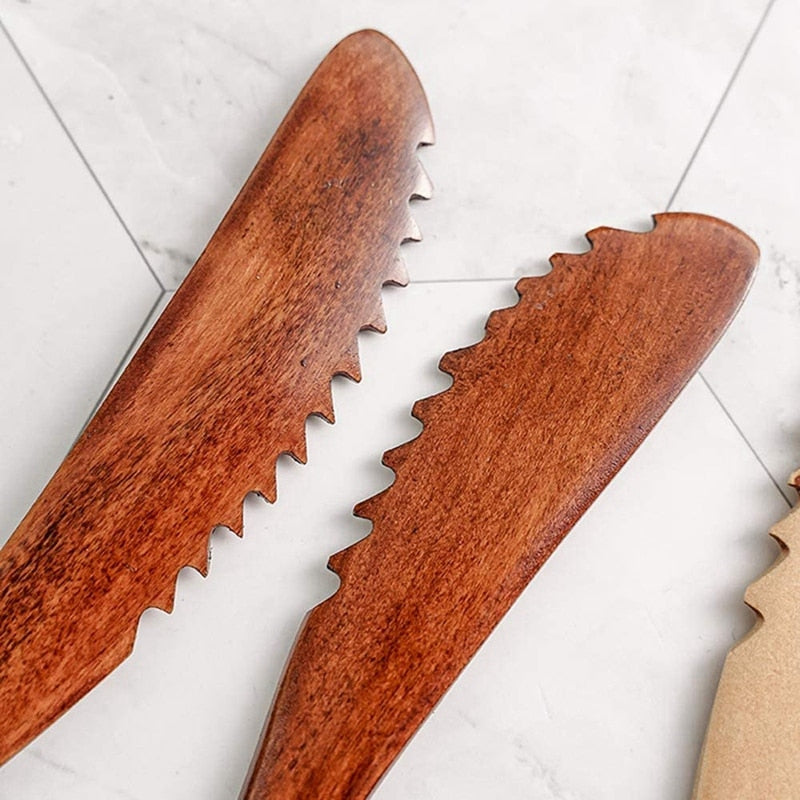 Earthy Wood Cutlery Set