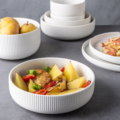 Sleek Nordic Ceramic Tableware Set