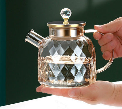 Diamond Glass Kettle