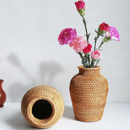 Rattan Vase Flower