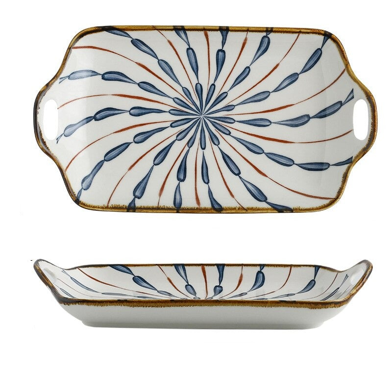 Japanese Serving Plate Set