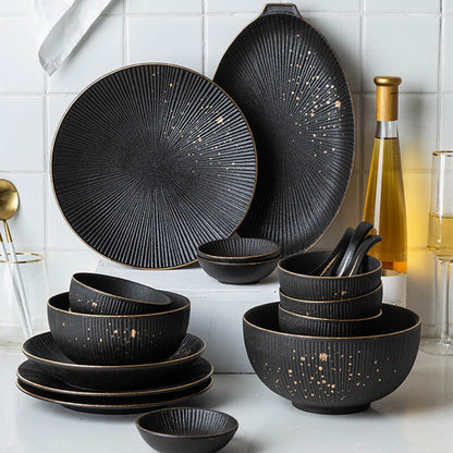 Noir Chic Dinnerware Set