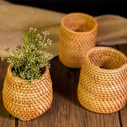 Handmade Rattan Vase