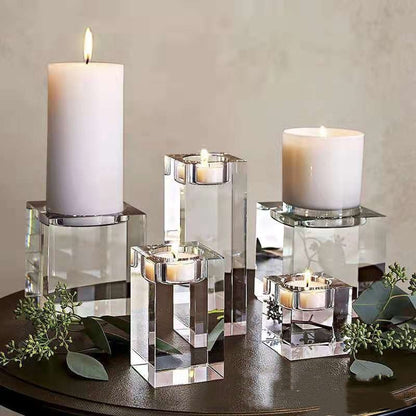 CrystalGlow Candleholder