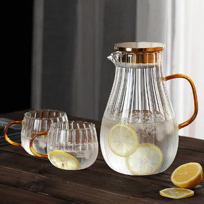 Sleek Nordic Glass Pitcher Set